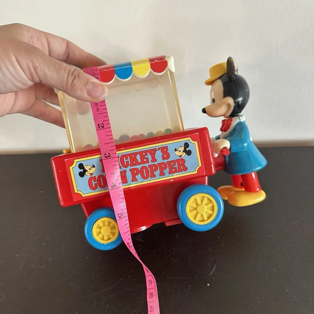 Vintage Mickey Mouse‎ Musical Corn Popper Toy Lights Up Only Disney
